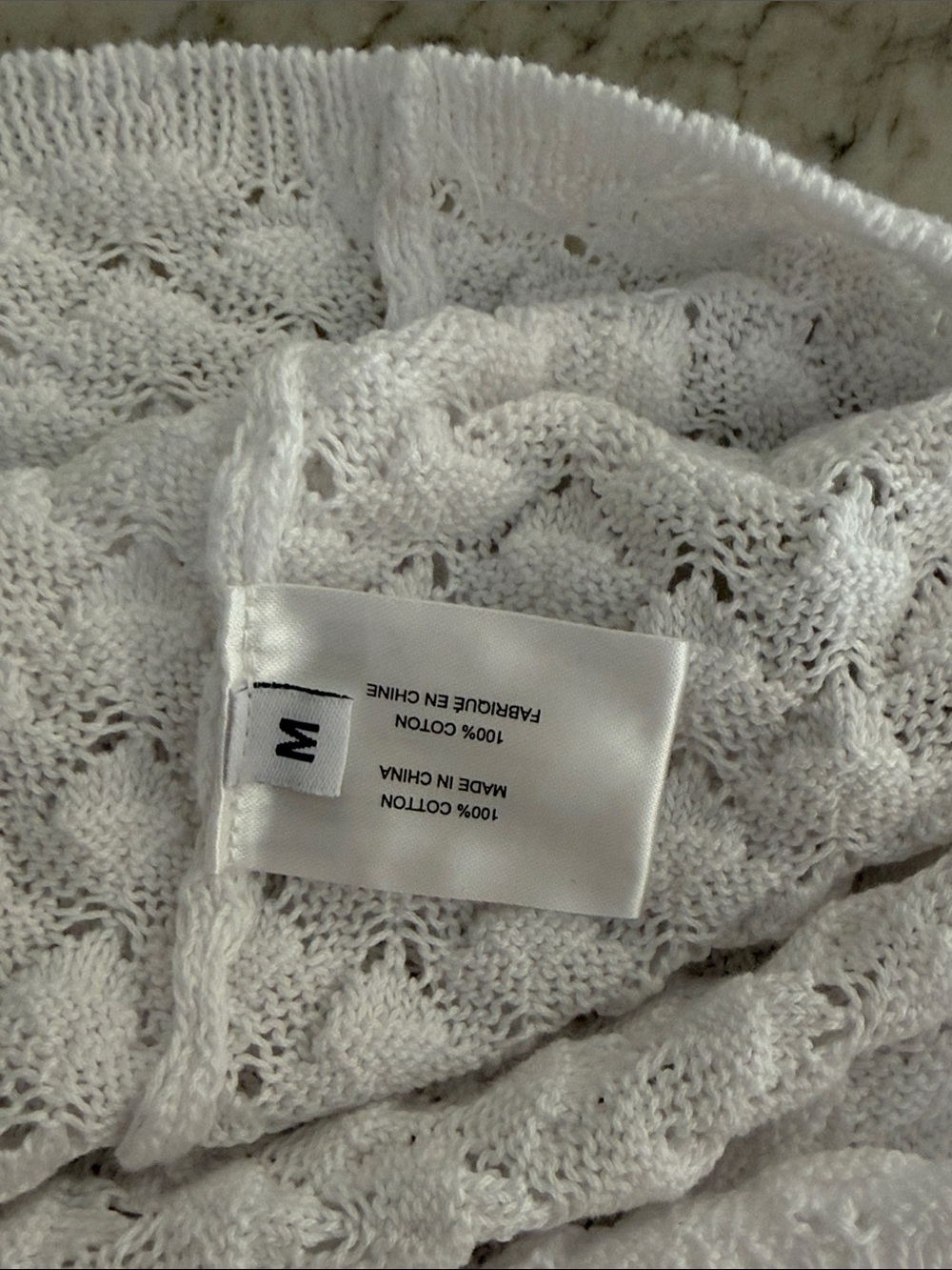 Proenza Schouler crochet Quincy tee top size M NEW - Picture 7 of 8